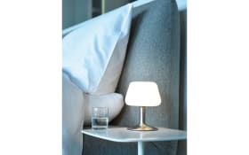 LED-Tischleuchte Till, stahlfarbig, 20 cm