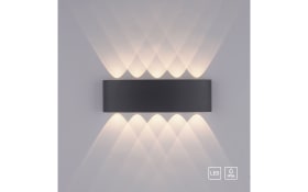LED-Wandleuchte Carlo, anthrazit, 10-flammig, 27 cm