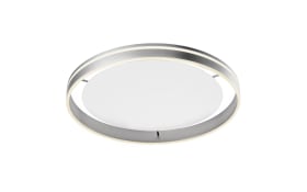 LED-Deckenleuchte Q-Vito, stahlfarbig, 59 cm