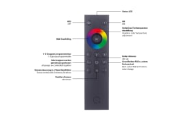 LED-Pendelleuchte Q-Vito, stahlfarbig, 59 cm