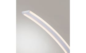 LED-Standleuchte Q-Vito CCT, stahlfarbig, 172 cm