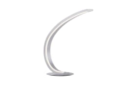 LED-Tischleuchte Q-Vito CCT in stahlfarbig, 42 cm
