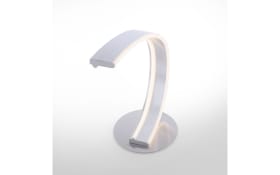 LED-Tischleuchte Q-Vito CCT in stahlfarbig, 42 cm