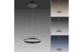 LED-Pendelleuchte Q-Vito, anthrazit, 40 cm