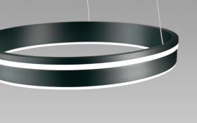 LED-Pendelleuchte Q-Vito, anthrazit, 40 cm