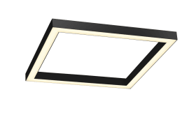 LED-Deckenleuchte Pure-Lines, anthrazit, 55 cm