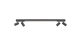 LED-Deckenleuchte Pure-Lines, anthrazit, 120 cm