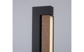 LED-Standleuchte Pure-Lines, holzfarbig, 155 cm