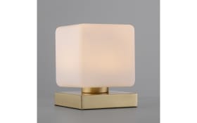 LED-Tischleuchte Dadoa, messing, 16 cm
