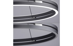 LED-Pendelleuchte Pure E-Clipse, grau, inkl. CCT und Fernbedienung