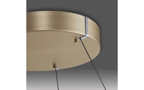 LED-Pendelleuchte Pure E-Clipse, messing, inkl. CCT und Fernbedienung