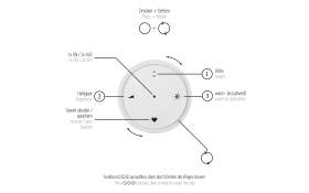 LED-Pendelleuchte Pure E-Clipse, messing, inkl. CCT und Fernbedienung
