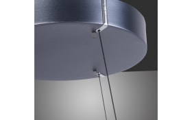 LED-Pendelleuchte Pure E-Clipse, anthrazit, inkl. CCT und Fernbedienung
