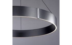 LED-Pendelleuchte Pure E-Clipse, anthrazit, inkl. CCT und Fernbedienung
