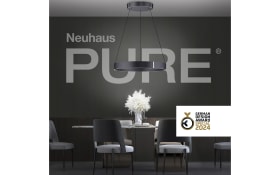 LED-Pendelleuchte Pure E-Clipse, anthrazit, inkl. CCT und Fernbedienung