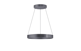 LED-Pendelleuchte Pure E-Clipse, anthrazit, inkl. CCT und Fernbedienung