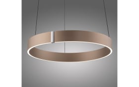 LED-Pendelleuchte Pure E-Clipse, brozne, inkl. CCT und Fernbedienung