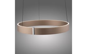 LED-Pendelleuchte Pure E-Clipse, brozne, inkl. CCT und Fernbedienung