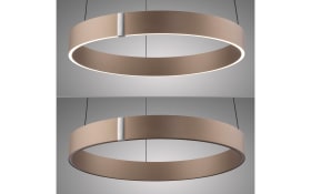LED-Pendelleuchte Pure E-Clipse, brozne, inkl. CCT und Fernbedienung