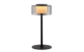 LED-Tischleuchte schwarz, inkl. Dimmfunktion 