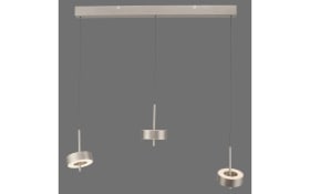 LED-Pendelleuchte Q-Rotate, aluminium, inkl. Smarthomefunktion