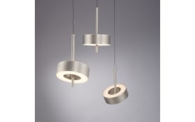 LED-Pendelleuchte Q-Rotate, aluminium, inkl. Smarthomefunktion