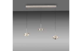 LED-Pendelleuchte Q-Rotate, aluminium, inkl. Smarthomefunktion