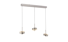 LED-Pendelleuchte Q-Rotate, aluminium, inkl. Smarthomefunktion