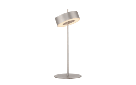 LED-Tischleuchte Q-Rotate, aluminium, inkl. Smarthomefunktion