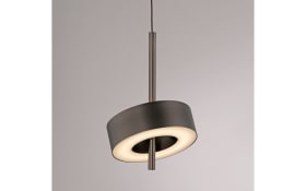 LED-Pendelleuchte Q-Rotate, dunkelbraun, inkl. Smarthomefunktion