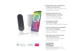 LED-Pendelleuchte Q-Rotate, dunkelbraun, inkl. Smarthomefunktion