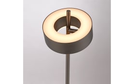 LED-Tischleuchte Q-Rotate, dunkelbraun, inkl. Smarthomefunktion