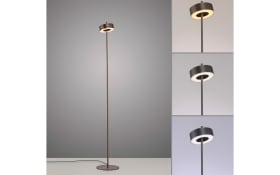 LED-Stehleuchte Q-Rotate, dunkelbraun, inkl. Smarthomefunktion