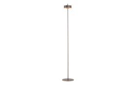 LED-Stehleuchte Q-Rotate, dunkelbraun, inkl. Smarthomefunktion