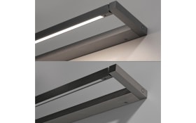 LED Wandleuchte Pure Puro, grau, 100 cm, 360°drehbar
