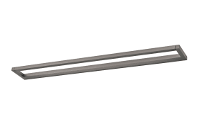 LED Wandleuchte Pure Puro, grau, 100 cm, 360°drehbar