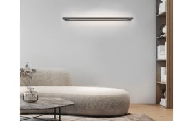 LED Wandleuchte Pure Puro, grau, 100 cm, 360°drehbar