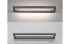 LED Wandleuchte Pure Puro, grau, 50 cm, 360°drehbar