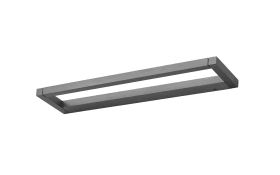 LED Wandleuchte Pure Puro, grau, 50 cm, 360°drehbar