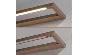 LED Wandleuchte Pure Puro, bronze, 50 cm, 360°drehbar