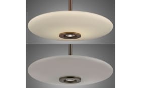 LED-Pendelleuchte Pure-Vitrum, dunkelbraun, inkl. CCT und E-Lift