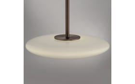 LED-Pendelleuchte Pure-Vitrum, dunkelbraun, inkl. CCT und E-Lift