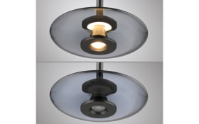 LED-Pendelleuchte Pure-Vitrum, grau, inkl. CCT und E-Lift