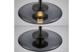 LED-Pendelleuchte Pure-Vitrum, grau, inkl. CCT und E-Lift