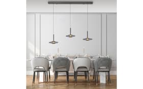 LED-Pendelleuchte Pure-Vitrum, grau, inkl. CCT und E-Lift