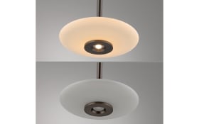 LED-Pendelleuchte Pure-Vitrum, dunkelbraun, inkl. CCT und E-Lift