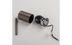 LED-Pendelleuchte Pure-Vitrum, dunkelbraun, inkl. CCT und E-Lift