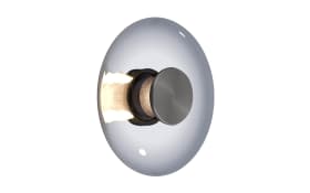 LED-Wandleuchte Pure-Vitrum, grau/rauchfarbig, inkl. Dimmfunktion
