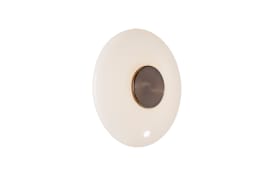 LED-Wandleuchte Pure-Vitrum, dunkelbraun, inkl. Dimmfunktion