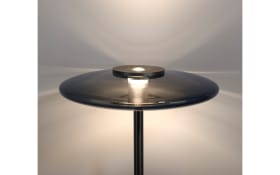 LED-Stehleuchte Pure-Vitrum, grau/rauchfarbig, inkl. Dimmfunktion